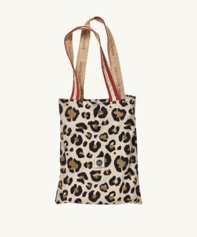 Doing Goods Pink Leopard Single Plaid in Tote Bag Pink