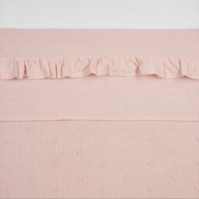 Meyco Wieglaken Ruffle Soft Pink 75 x 100 cm