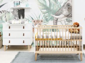 Bopita Babykamer Indy Wit Naturel 2 Delig