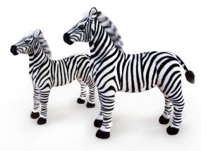 Cabino Knuffel Zebra Staand 87cm