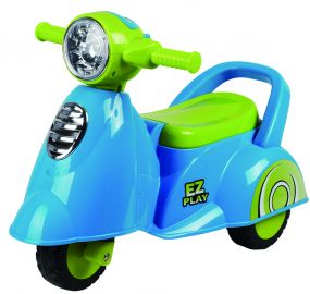 Cabino Loopauto Scooter Blauw