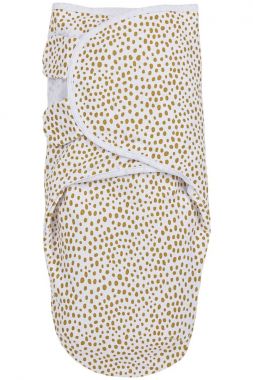 Meyco Swaddle Inbakerdoek Cheetah Honey Gold 4 Tot 6 mnd