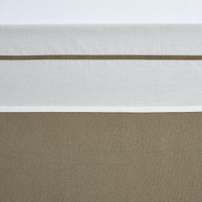 Meyco Wieglaken Velvet Bies 75 x 100 cm Taupe