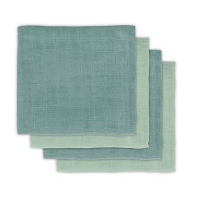 Hydrofiel Multidoek Bamboe 70x70cm Ash Green  4 Stuks