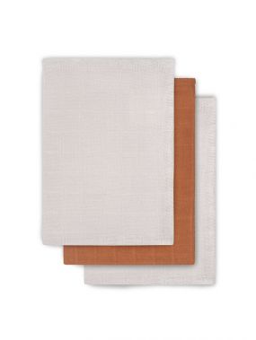 Jollein Bamboe Washandjes 3 Pack Caramel