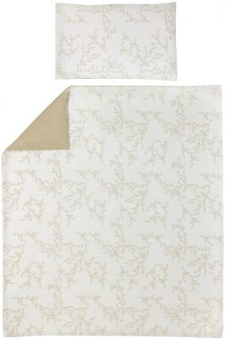 Meyco Dekbedovertrek En Kussensloop Peuter Branches Sand 120 x 150 cm