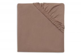 Jollein Hoeslaken Jersey 40/50x80/90cm Milky Coffee