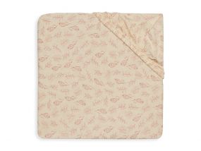 Jollein Hoeslaken Boxmatras Meadow Rosewood 75 x 95 cm