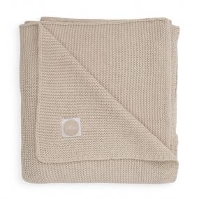 Jollein Deken Wieg 75 x 100 cm Basic Knit Nougat