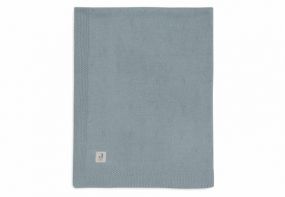 Jollein Wiegdeken 75 x 100 cm Cosy Knit Sea Green
