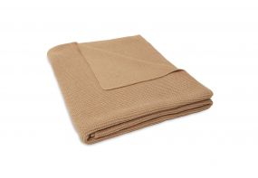 Jollein Ledikant Deken Basic Knit Biscuit 100 x 150 cm