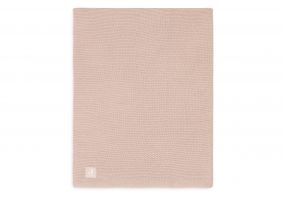 Jollein Ledikant Deken 100 x 150 cm Basic Knit Wild Rose