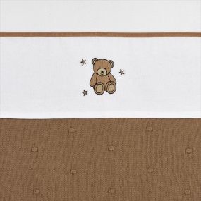 Meyco Ledikant Laken Teddy Bear Toffee 100 x 150 cm
