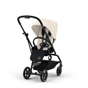 Cybex Buggy Eezy S Twist +2 Canvas White | Light Beige | Black Frame