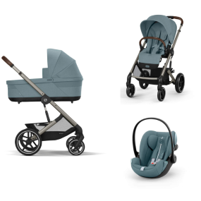 Cybex Kinderwagen 3 in 1 Balios S Lux Stormy Blue | Light Blue