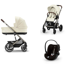 Cybex Kinderwagen 3 in 1 Balios S Lux Seashell Beige | Light Beige