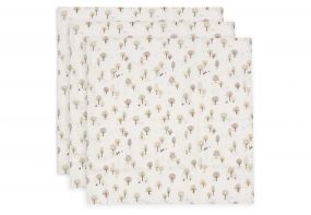 Jollein Hydrofiele Doek Small 70x70cm Tiny Park - 3 Stuks