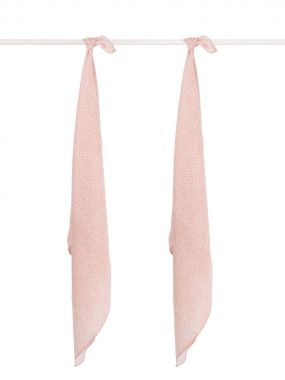 Jollein Hydrofiele Doeken 2 Stuks 115 x 115 cm Snake Pale Pink