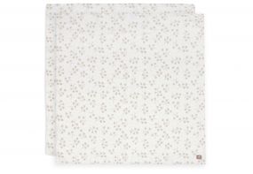 Jollein Hydrofiele Doek Large 115x115cm Leafy Dreams - 2 Stuks