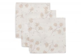 Jollein Hydrofiel Monddoekje 31x31cm Leafy Dreams - 3 Stuks