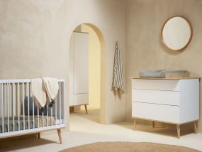 Quax Doorgroei Babykamer Flow White & Oak