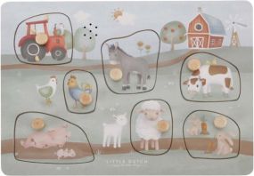 Little Dutch Geluiden Puzzel Little Farm FSC