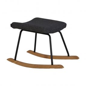 Quax Hocker Voor De Luxe Schommelstoel Black