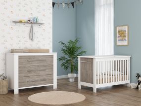 Cabino Babykamer 2 Delig Noël Eiken Wit