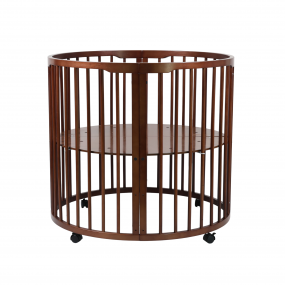 Born Lucky Box Rond Walnoot Met Matras