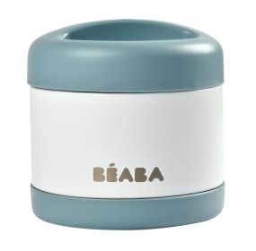 Beaba RVS Thermo-Portie 500ml (Baltic Blue/White)