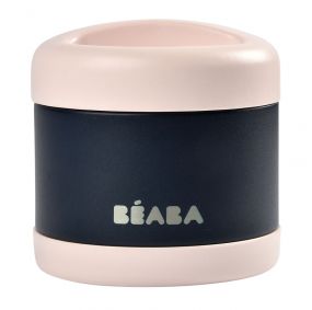 Beaba RVS Thermo-Portie 500ml (Light Pink/Night Blue)