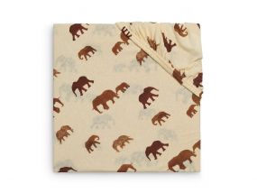 Jollein Hoeslaken Jersey Ledikant 60 x 120 cm Savannah