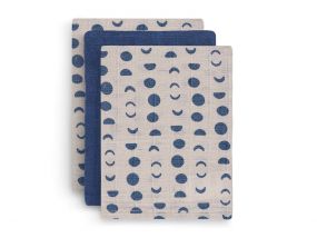 Jollein Hydrofiele Washandjes Moonlight 3 Stuks 