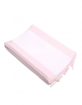 Poetree Kids Aankleedkussenhoes Chevron Light Pink