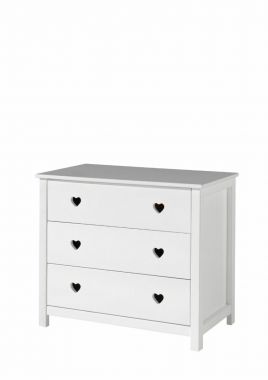 JAXX Amori Commode 3 Laden Wit