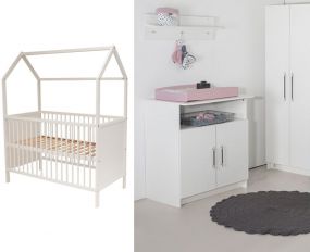 Bebies First Babykamer Tess Wit 3 Delig