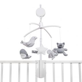 Baby's Only Muziekmobiel Zand/Wolwit/Wit