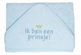 Petit Villain Badcape Prinsje Blauw 