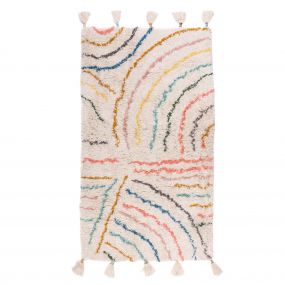 KidsDepot Vloerkleed Berber Pastel