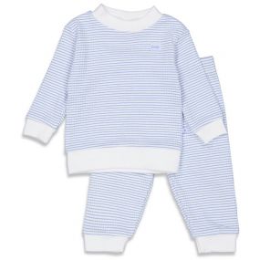 Feetje Pyjama Wafel Blauw Maat 68
