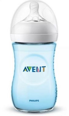 Avent Babyfles Natural 260 ML Blauw