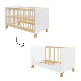 Bopita Bedbank Lisa White/Naturel 70x140