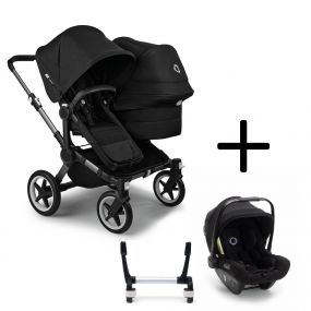 Bugaboo Donkey 5 Duo Kinderwagen 3 In 1 Graphite Midnight Black 