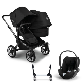 Bugaboo Donkey 5 Duo Kinderwagen 3 In 1 Graphite Midnight Black Met Cybex Cloud T Groep 0 Autostoel