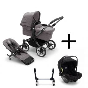 Bugaboo Donkey 5 Mono Kinderwagen 3 In 1 Graphite Grey Melange
