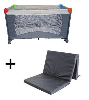 Bebies First Campingbed Met Matras Travel Luxe Multi Colour