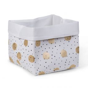 Childhome Opbergmand Canvas Gold Dots Size Square
