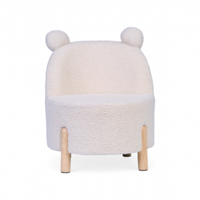 Childhome Teddy Stoel Voor Kinderen Ecru 