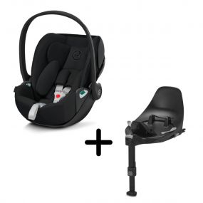 Cybex Autostoel Groep 0 Cloud Z2 I Size Deep Black + Draaibare Isofix Base