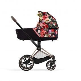 Cybex Priam Kinderwagen 2 In 1 Spring Blossom Dark Black